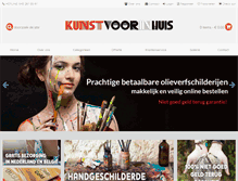 Tablet Screenshot of kunstvoorinhuis.nl